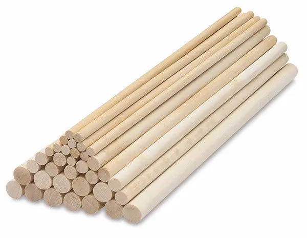 Balsa  Usa 1/4 X 36 Hardwood Dowel  (357) 1