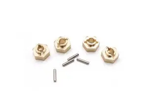 Axial Scx10 Iii 12Mm Diameter Brass Wheel Hex Adaptor（Dts301009） 1