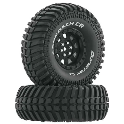 Duratrax Approach Cr C3 Mounted 1.9" Crawler Black (2) (Dtxc4030) 1