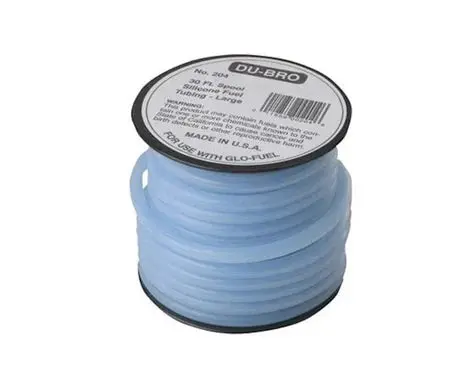 Dubro Large Silicone Fuel Tubing (Blue) (30')    (Dub204) 1