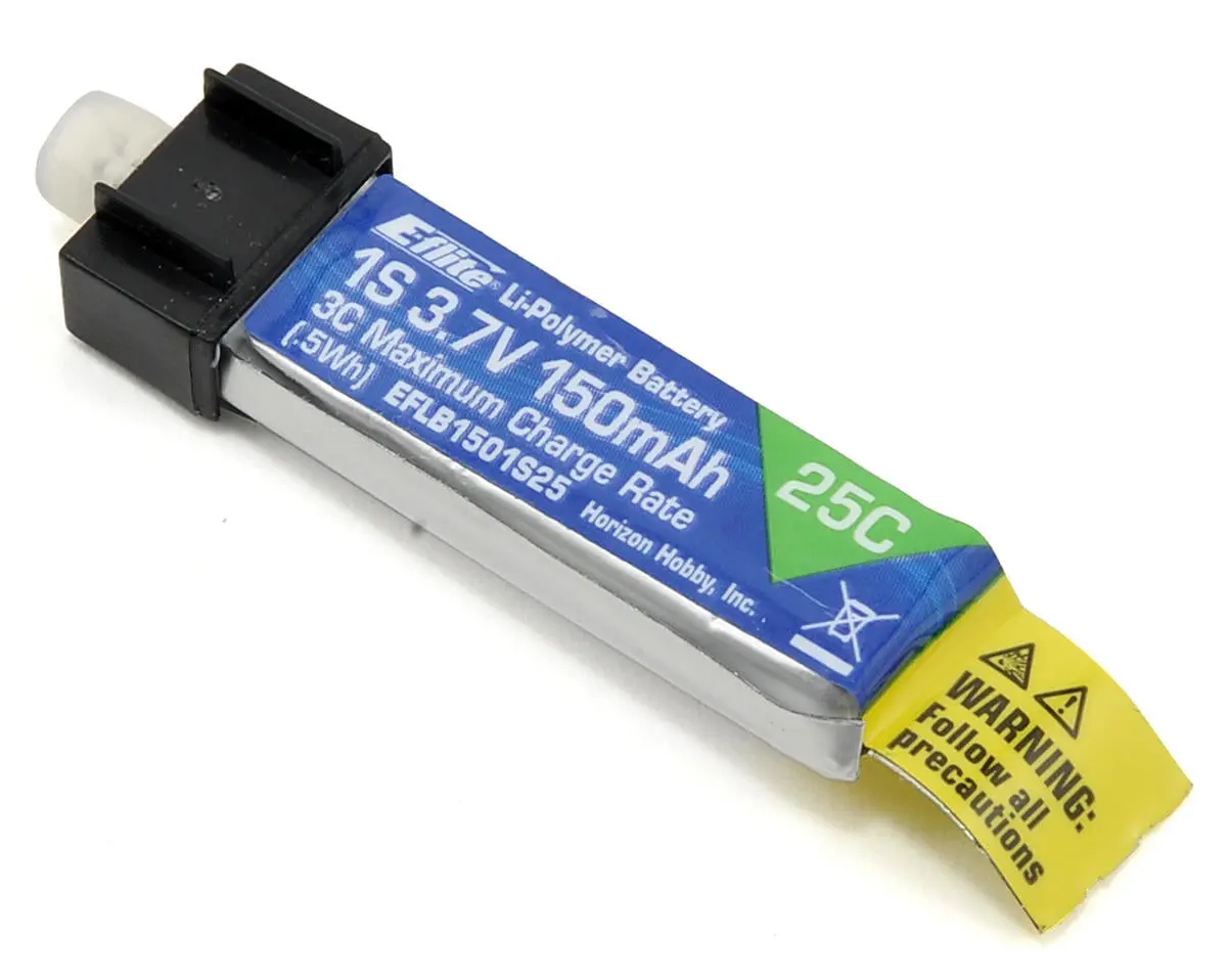 E-Flite 150Mah 1S 3.7V 25C Lipo Battery   (Eflb1501s25) 1