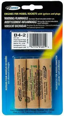 Estes B4-2 Rocket Engines  (Est1601) 1