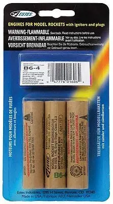Estes B6-4 Rocket Engines  (Est1606) 1