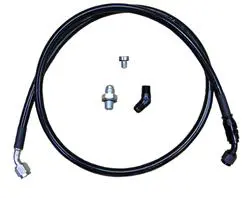 Duramax Remote Turbo Oil Feed Line Kit For 1/4 Npt Turbo Oil Inlet S300/S400 (2004.5-2010) 1