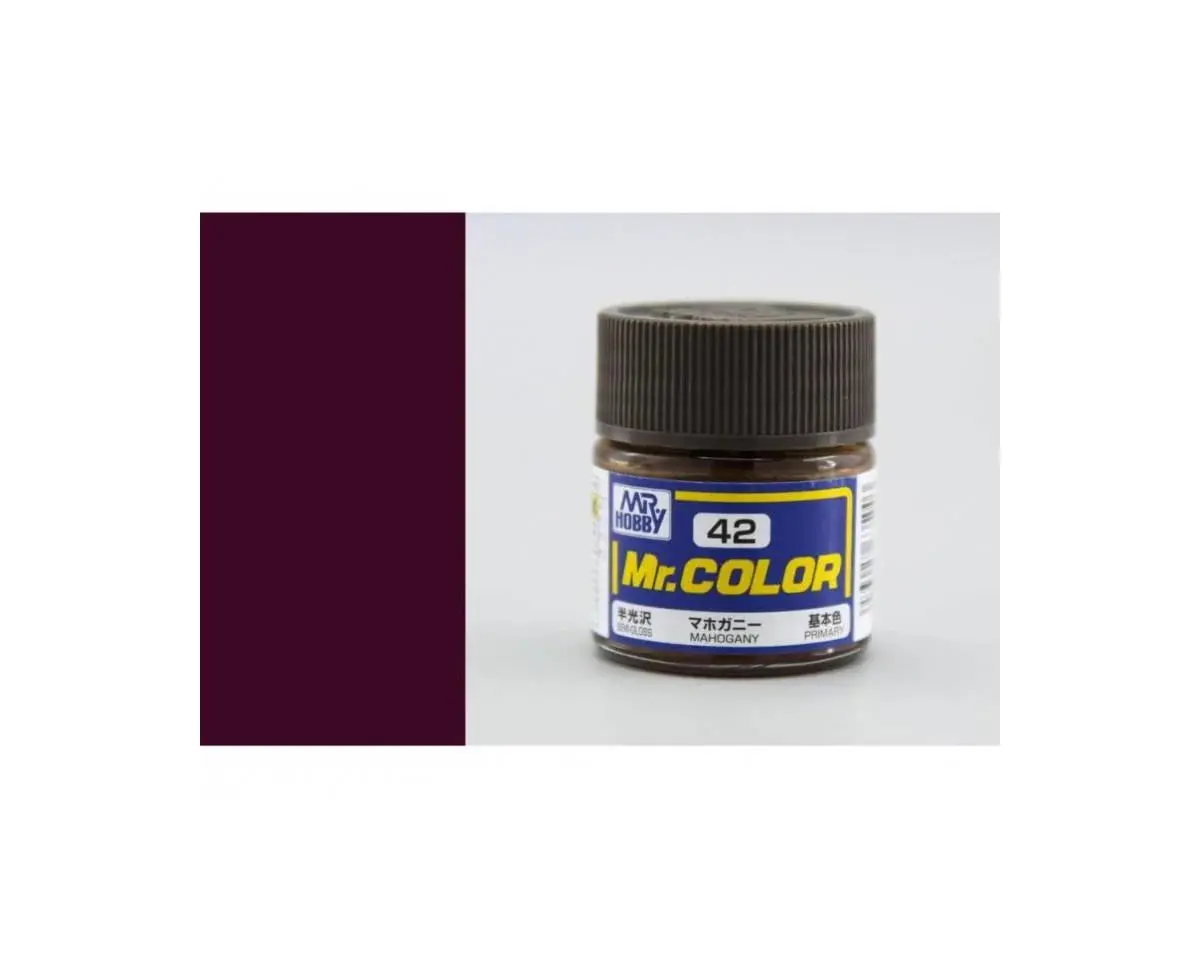 Mr. Hobby C42 Semi-Gloss Mahogany (10Ml)   (Guzc042) 1