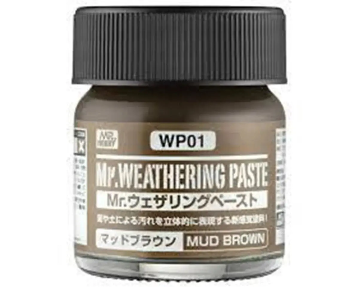 Mr. Hobby Wp01 Mr. Hobby Weathering Paste (Mud Brown)   (Guzwp01) 1