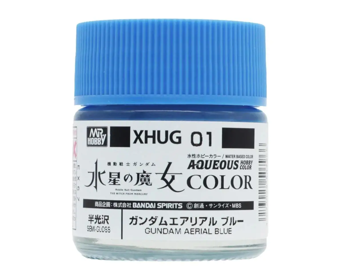 Mr. Hobby Xhug01 Gundam Aerial Blue "Aqueous Gundam Color"   (Guzxhug01) 1