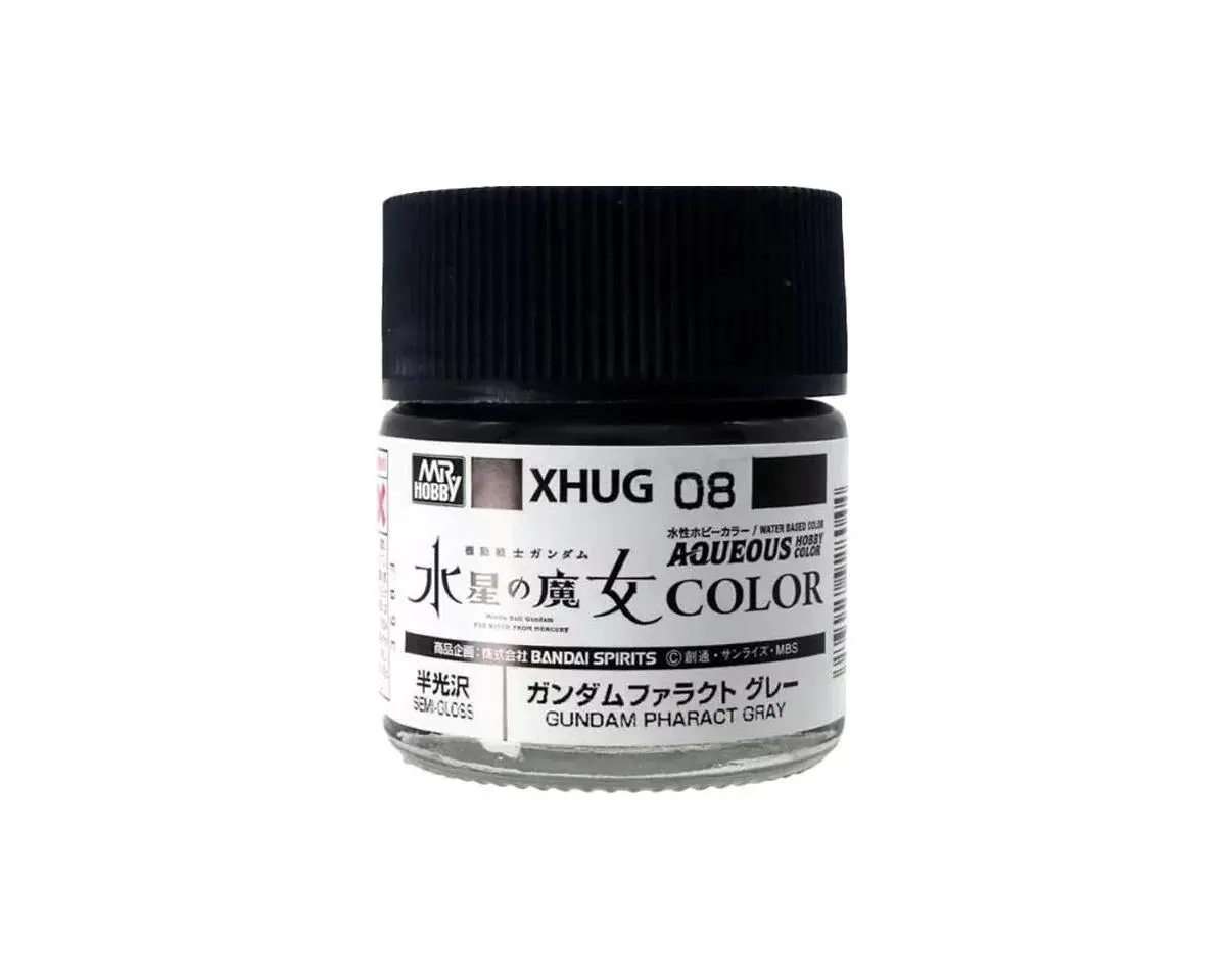 Mr. Hobby Xhug08 Gundam Pharact Gray "Aqueous Gundam Color"   (Guzxhug08) 1