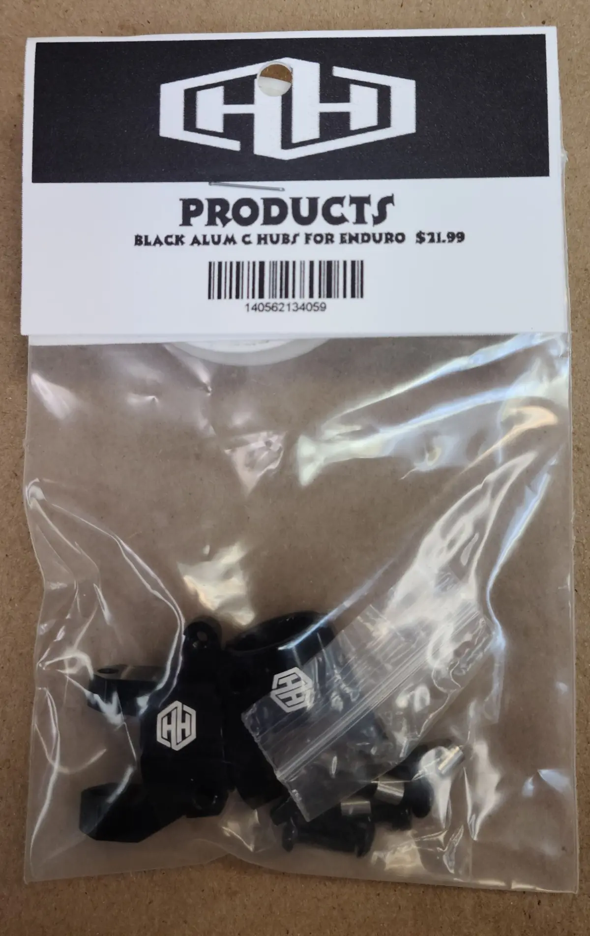 Hamilton Hobbies Enduro Alum C Hubs - Black (Ham134059) 1