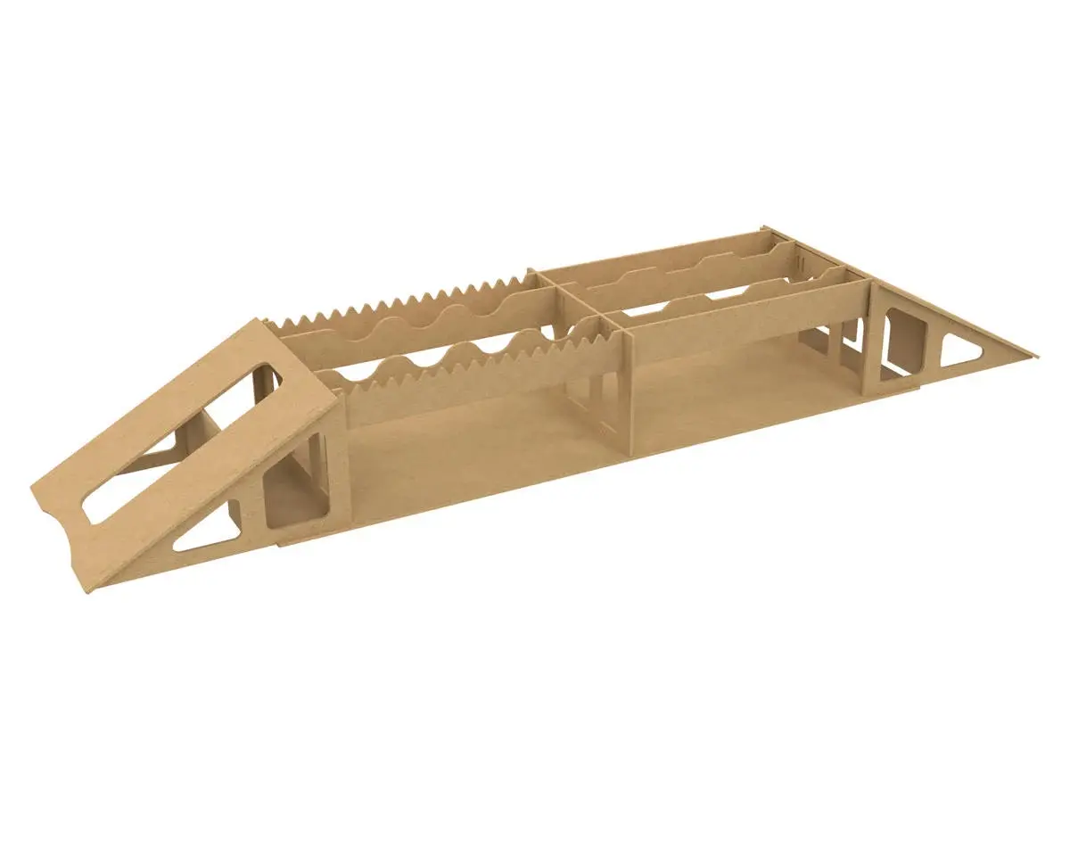 High Density Wood Board Climbing For   1/16  1/18 1/24 Rc Crawler  Car 1