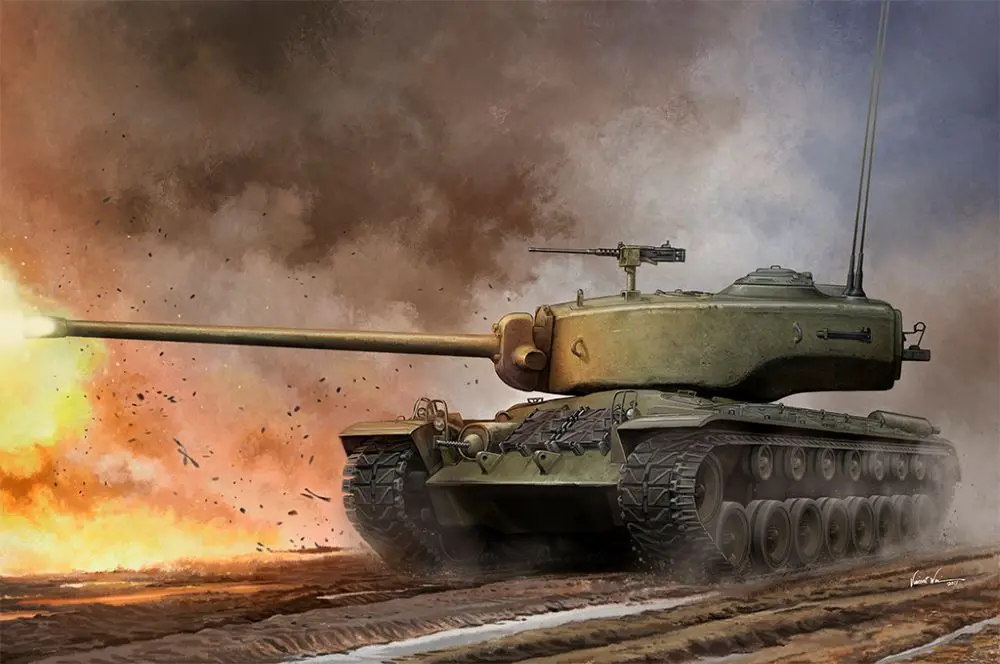Hobbyboss 1/35 Us T34 Heavy Tank   (Hbo84513) 1