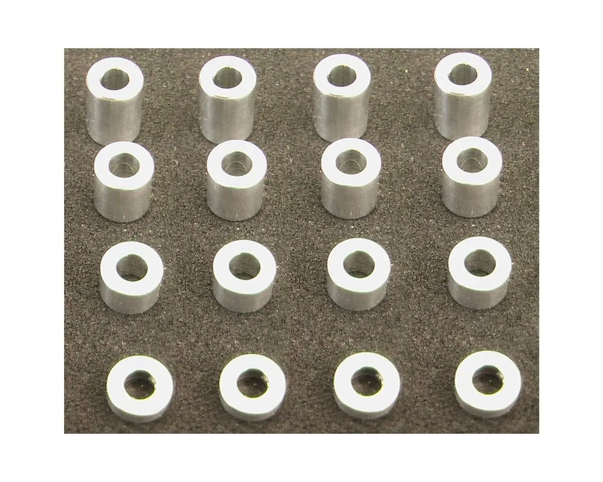 Hot Racing M3 Medium Aluminum Standoff Spacer Set (16)  (Hraspc3006) 1