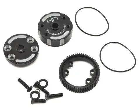 Hot Racing Traxxas Slash 2Wd Sealed Aluminum Differential Case  (Hrate38ch) 1