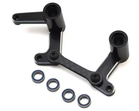 Hot Racing Traxxas Slash Aluminum Steering Bellcranks & Draglink Set (Black)  (Hrate48g01) 1