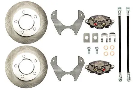 Ford 9" Weld On Disc Brake Kit, 3.5" Axle Tube 1