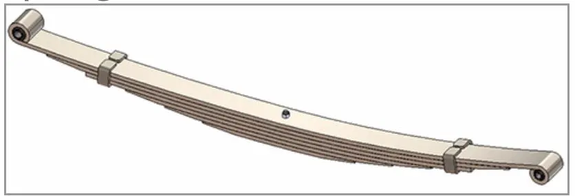 72-93 W250 W350  Stock Replacement Leaf Springs 1