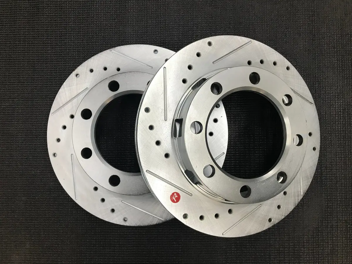 Drilled Slotted Rotor Upgrade For Our 8X6.5 Disc Conversion Kits 1