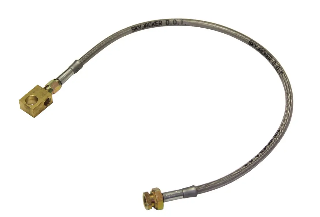 Dodge 76-93 Stainless Steel Braided Brake Hose Front, For Lift Height 0-8” 1