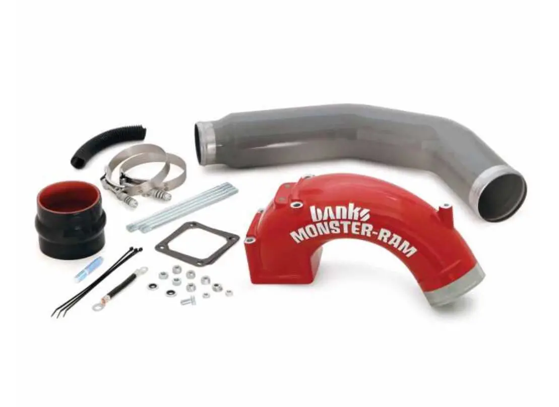 Monster-Ram Intake Elbow With Boost Tube For Use With 2003-2007 Dodge 5.9L 1