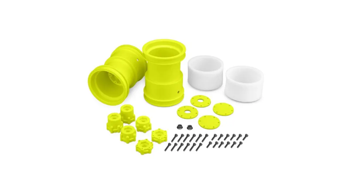 Jconcepts Tribute 2.6 X 3.6" Monster Truck Wheel With Adapters (Jco3377y) 1