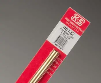 K+S Round Brass Tube 9/32" (K+S8132) 1