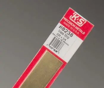 K&S Brass Strip .025X3/4" (K+S8238) 1
