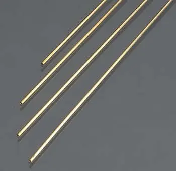 K+S 1Mm X 300Mm Round Brass Tube .225Mm Wall (4)  (K+S9830) 1