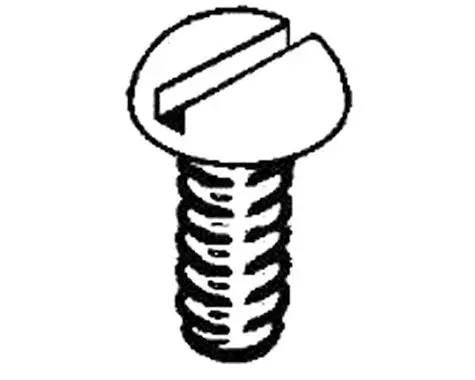 Kadee Stainless Steel Screws, 2-56 X 3/8" (12)  (Kad1708) 1