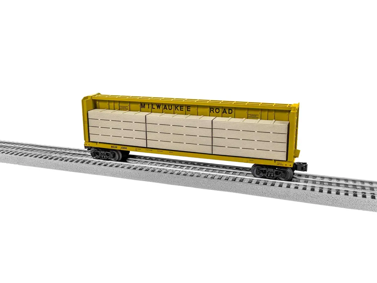 Lionel Milwaukee Road Standard O Centerbeam Flatcar #6300  (Lnl2043051) 1