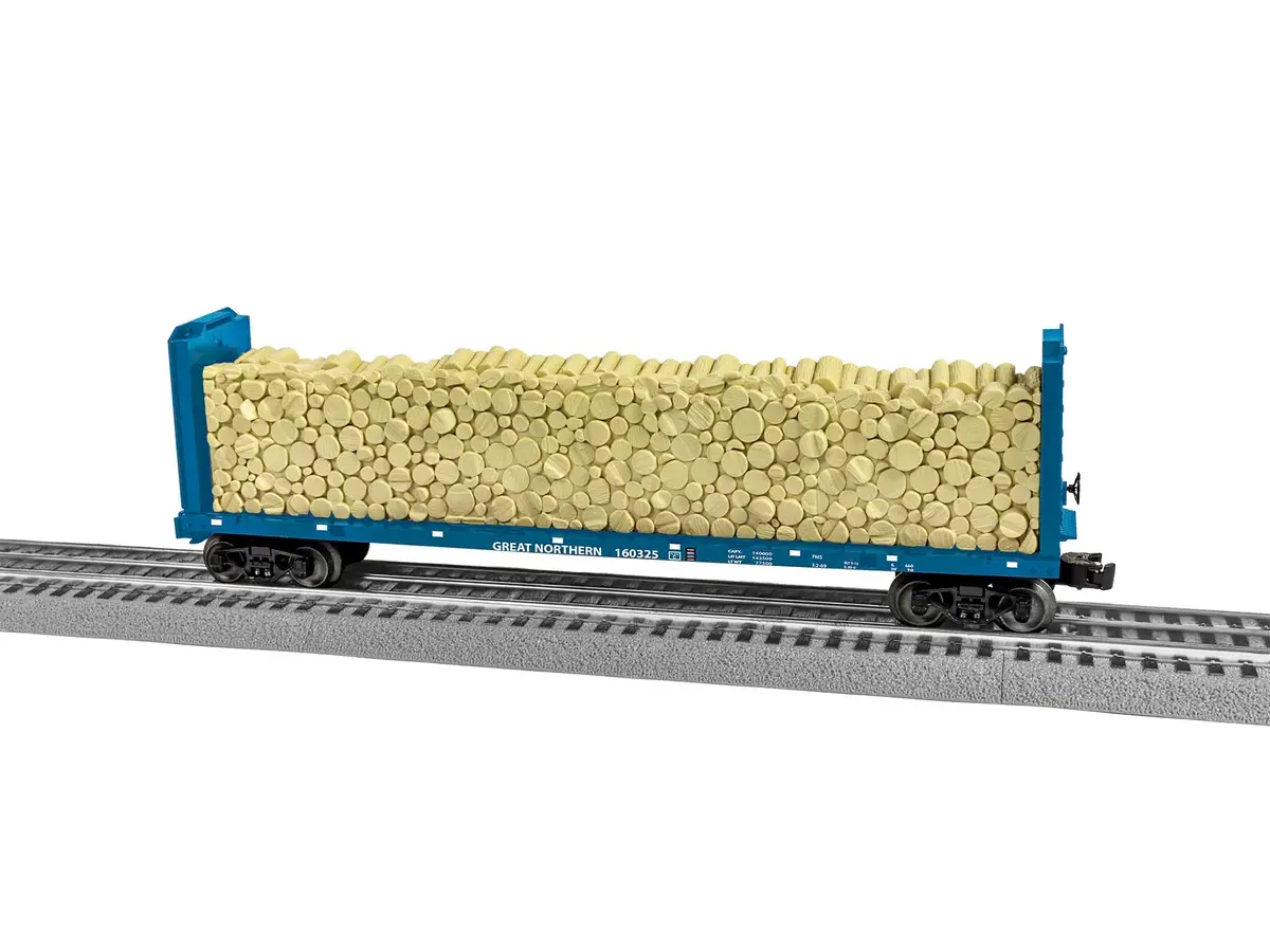 Lionel Great Northern Standard O Bulkhead Flatcar #160325   (Lnl2043101) 1