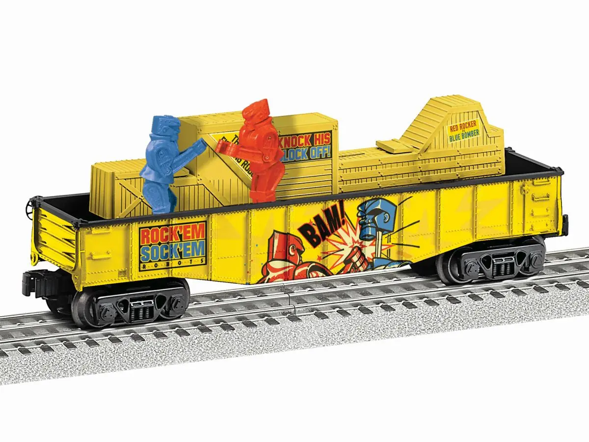 Lionel Rock 'Em Sock 'Em Robots™ Chasing Gondola   (Lnl2528840) 1