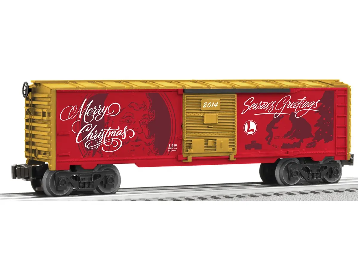 Lionel Personalized Christmas Message Boxcar (Lnl681316) 1