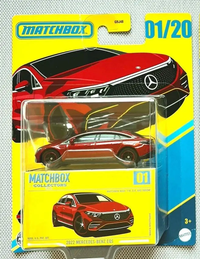 2022 Mercedes-Benz Eqs #1 * 2025 Matchbox Collectors Series Case A Hg46 1