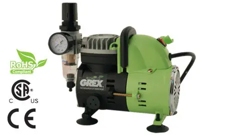Grex Ac1810-A - 1/8 Hp Portable Piston Compressor (120V)  (Ac1810-A) 1