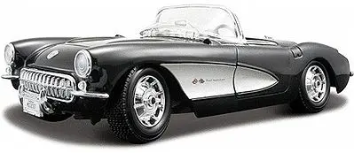 Maisto 1957 Corvette Convertible (Black) 1/18  (Mai31139blk) 1