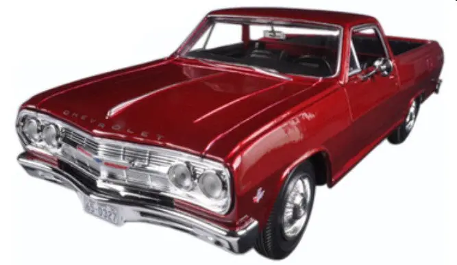 Maisto 1/25 1965 Chevrolet El Camino (Metallic Red)  (Mai31977red) 1