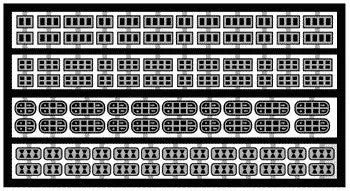 Model Car Garage 1/24-1/25 Power Window Switches (Photo Etch) (Mcg-2063) 1