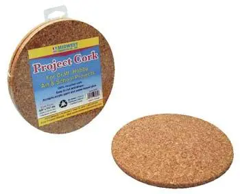 Midwest Cork Circles 3/8X7 1/2 Diameter (2) (Mid3034) 1