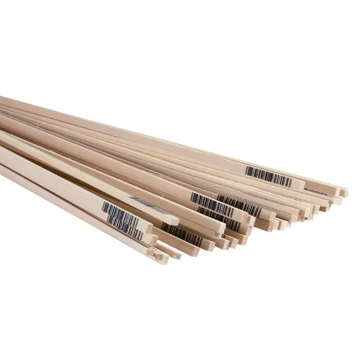 Midwest 1/8" X 3/16" X 24" Basswood Strips (Mid4045) 1