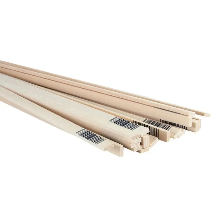 Midwest 1/8" X 3/8" X 24" Basswood Strips   (Mid4048) 1