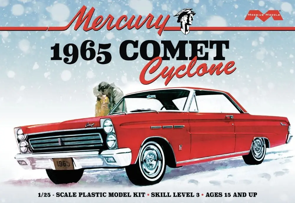 Moebius Model 1/25 1965 Mercury Comet Cyclone Model Kit   (Moe1210) 1