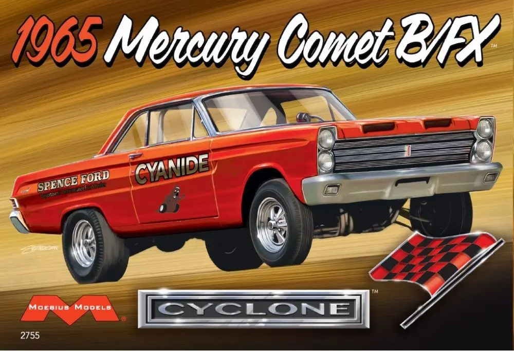 Moebuis 1965 Mercury Comet Cyclone B/Fx    (Moe2755) 1