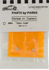 Parts By Parks 1/24-1/25 Flathead Air Cleaner (Satin Finish) (2)   (Pbp8004) 1