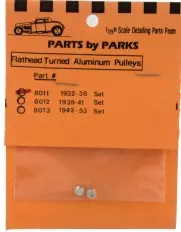 Parts By Parks 1/24-1/25 Flathead Pulley 1932-38 (Spun Aluminum)    (Pbp8011) 1
