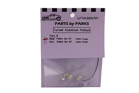 Parts By Parks 1/25 Pulley Set 1 (Spun Aluminum)  (Pbp9010) 1
