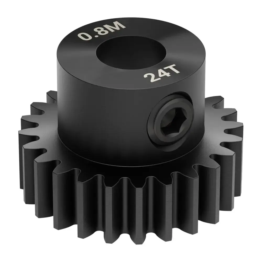 Servocity 2303 Series, Mod 0.8 Pinion Gear (1/4" Round Bore, 24 Tooth) 1