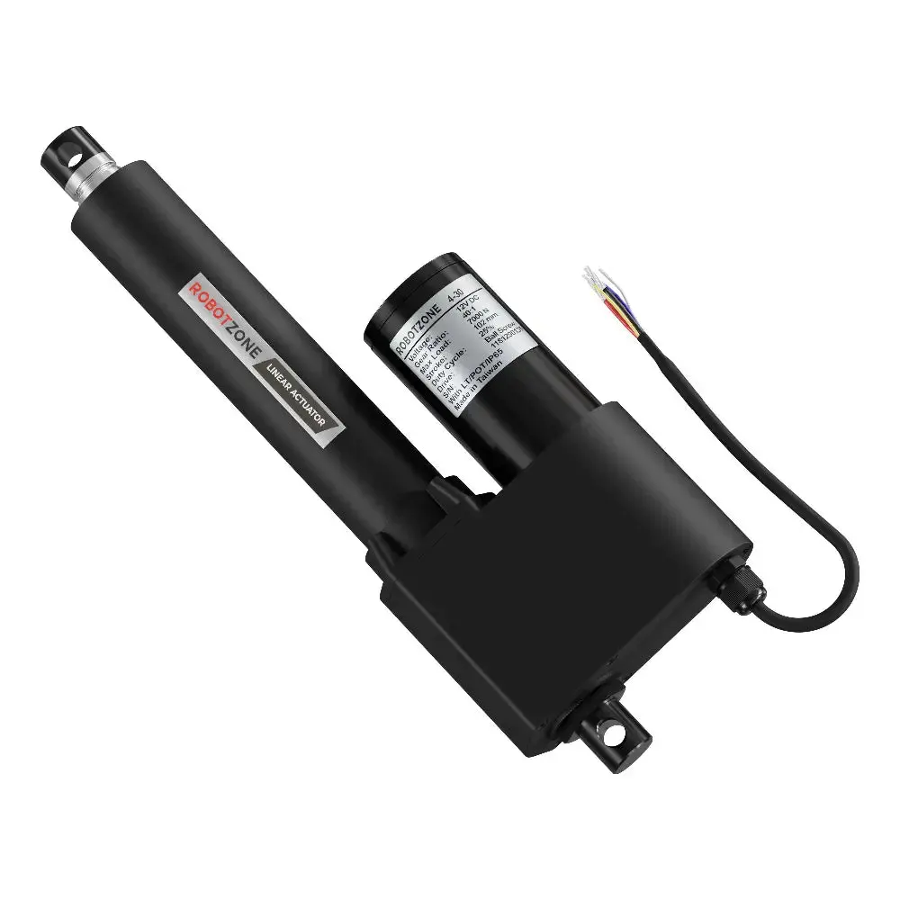 Servocity 12V Super-Duty Linear Actuator (1570Lb Thrust, 0.3"/Sec, 4" Stroke) 1