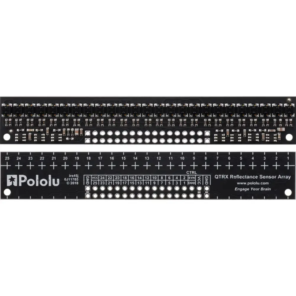 Pololu Qtrx-Hd-25A Reflectance Sensor Array: 25-Channel, 4Mm Pitch, Analog Output, Low Current 1