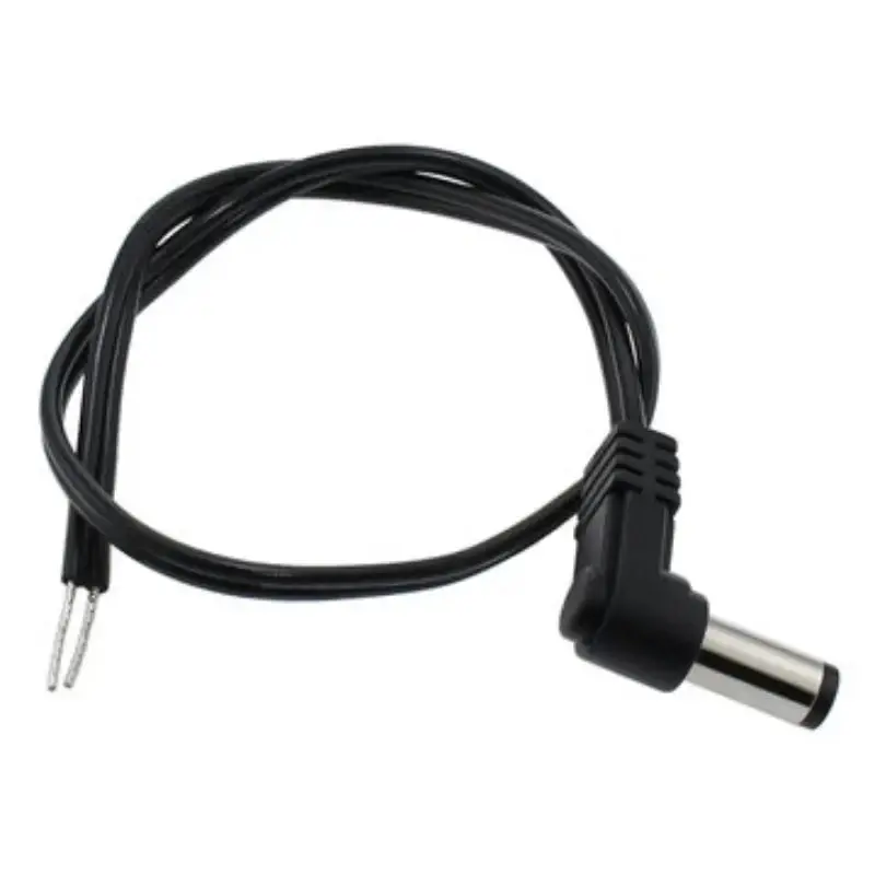 Andymark 5.5Mm Right Angle Male Barrel 24 Awg Cable 1
