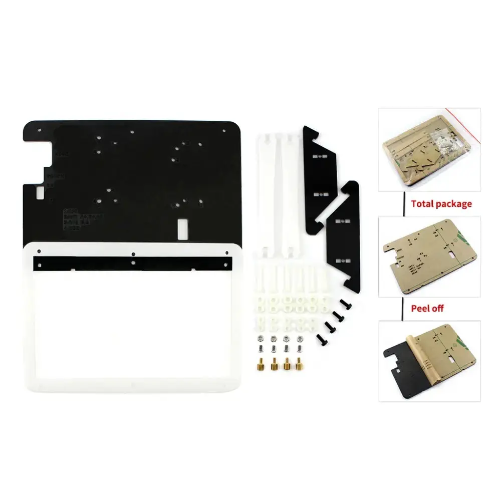 Waveshare Bicolor Case For 7" Lcd W/ Bottom Holder 1